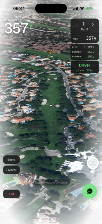 The same hole in 3D view